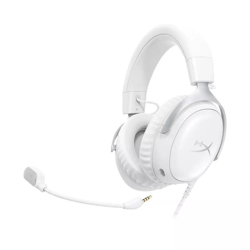 HyperX Cloud III - gamingheadset (wit), wit, China, Thailand, circumauraal, gesloten, 155 mm, 86,7 mm