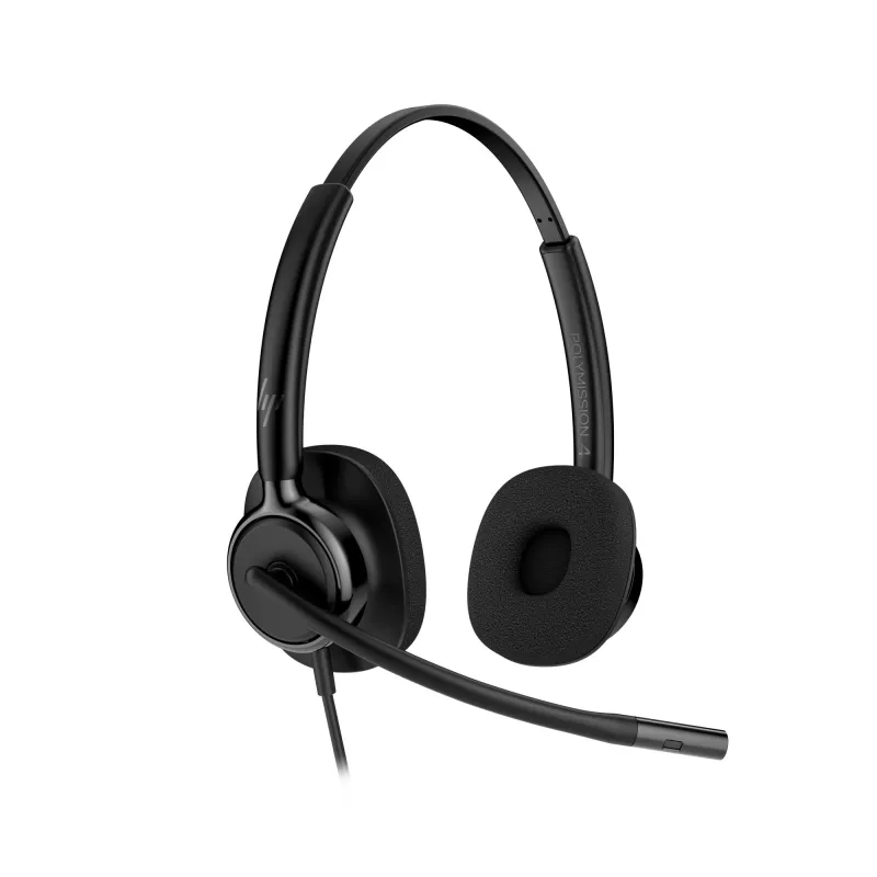 Bekabelde stereoheadset HP POLY Mission 425 Classic, USB-aansluiting, 126 g