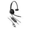 Bekabelde stereoheadset HP POLY Mission 425 Classic, USB-aansluiting, 126 g