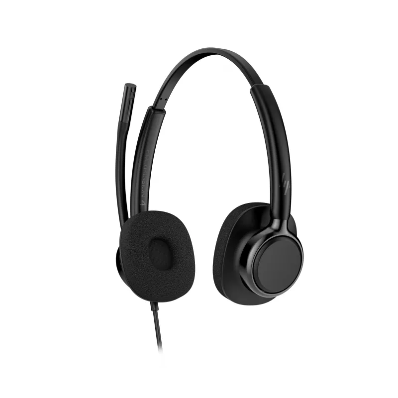 Bekabelde stereoheadset HP POLY Mission 425 Classic, USB-aansluiting, 126 g