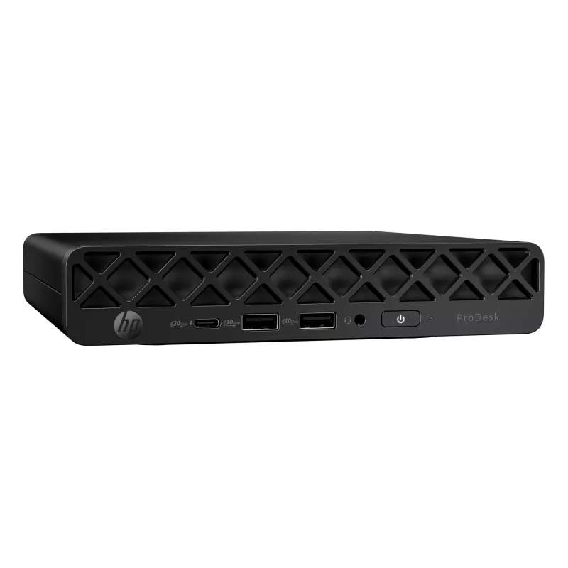 Mini PC HP ProDesk 4 G1i AI — Intel Core Ultra 5 235T, 16 GB DDR5, 512 GB SSD, Windows 11 Pro, zwart