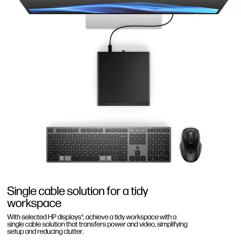 Mini PC HP EliteDesk 8 Mini G1i AI — Intel Core Ultra 7 265T, 16 GB DDR5, 1 TB SSD, Windows 11 Pro, zwart