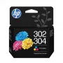 HP 302/304 Tri-Color Originele inktcartridge. Kleureninkt paginaopbrengst: 100 pagina's, printkleuren: cyaan, magenta, geel, hoeveelheid per verpakking: 1 stuk