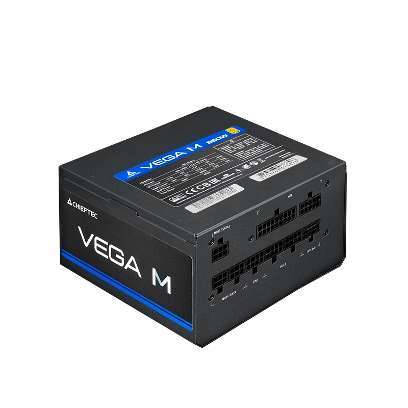 Chieftec Vega PPG-750-C voeding 750 W 20+4 pin ATX ATX zwart