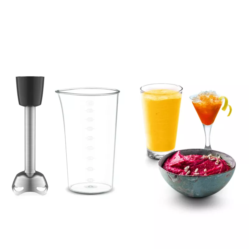 Tefal Powermix Silence HT6525 handmixer 600 W rood