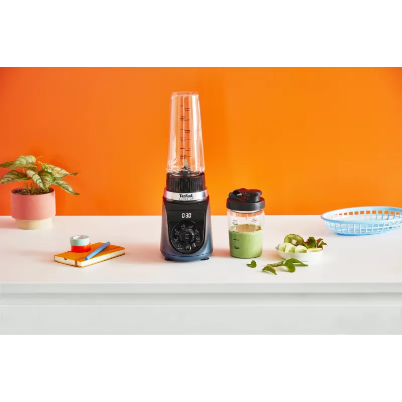 Tefal Blend Up BL19H4F0 mixer 0,85 L staafmixer 1000 W blauw, transparant