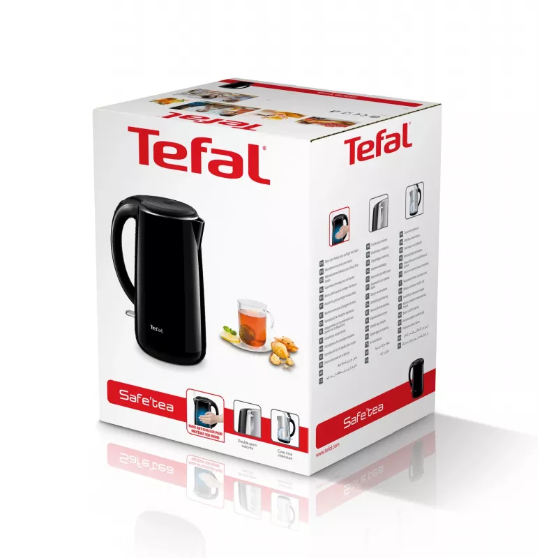 Tefal Safe'Tea KO2608 waterkoker 1,7 L 1800 W zwart