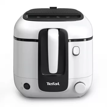 Friteuse Tefal Super Uno FR3101 – enkel, 1800 W, 1,5 kg frituurcapaciteit, 2,2 l olie, zwart/wit