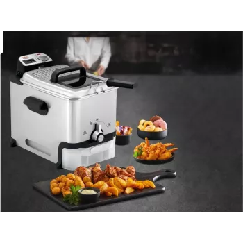 Tefal FR8041 friteuse single 3,5 L vrijstaand 2300 W friteuse zilver