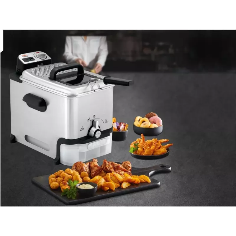 Tefal FR8041 friteuse single 3,5 L vrijstaand 2300 W friteuse zilver