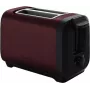 Toaster MOULINEX LT5S05E0 — 2 sneetjes, 1300 W, roestvrijstalen behuizing, zwart/rood