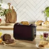 Toaster MOULINEX LT5S05E0 — 2 sneetjes, 1300 W, roestvrijstalen behuizing, zwart/rood