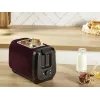 Toaster MOULINEX LT5S05E0 — 2 sneetjes, 1300 W, roestvrijstalen behuizing, zwart/rood