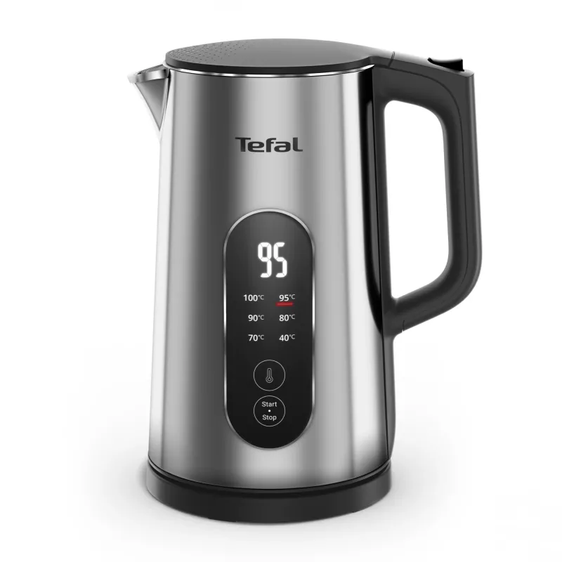 Tefal Selection KI871DE0 waterkoker 1,7 l 1500 W zwart, roestvrijstaal