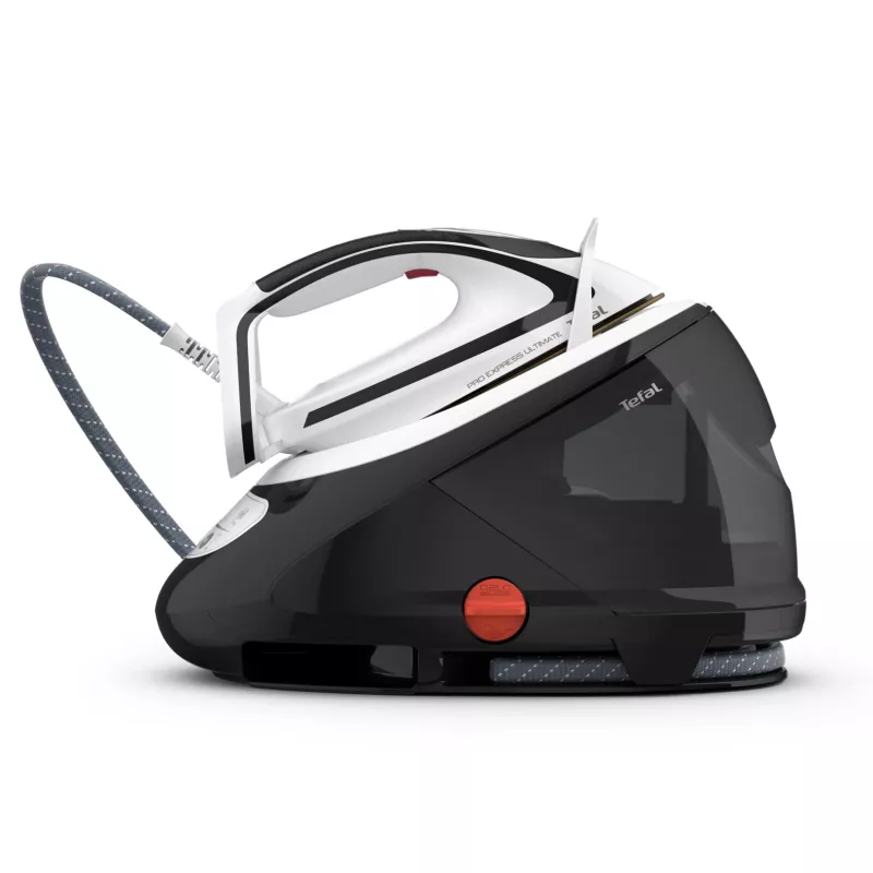 Tefal Pro Express Ultimate GV9550 1.9 L Durilium AirGlide Autoclean-strijkzool zwart, wit