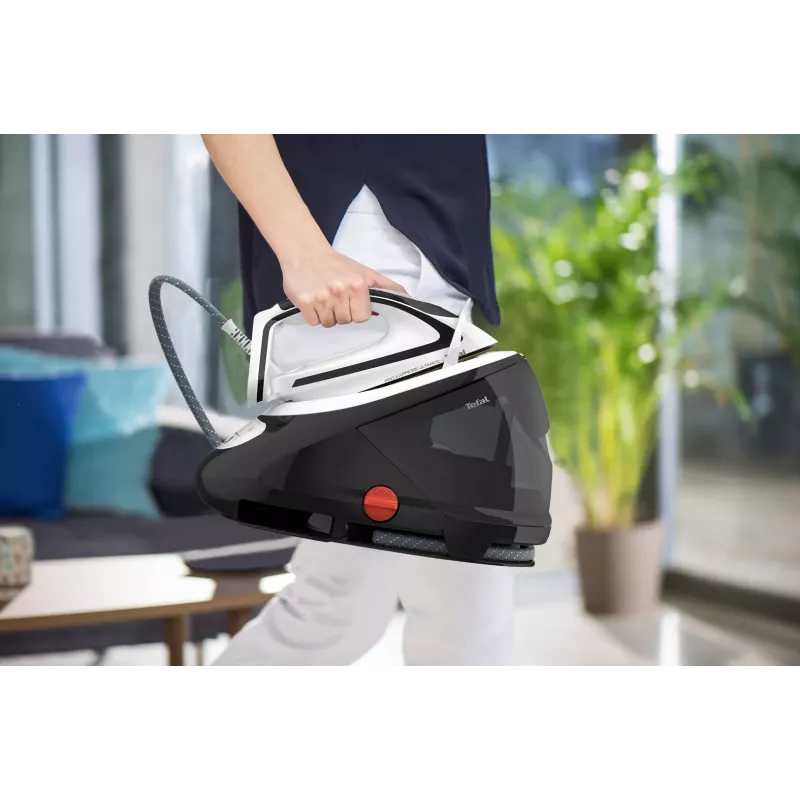 Tefal Pro Express Ultimate GV9550 1.9 L Durilium AirGlide Autoclean-strijkzool zwart, wit