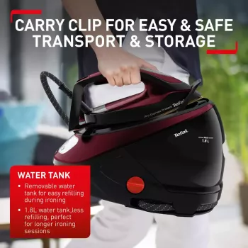 Tefal Pro Express Protect GV9230 2600 W 1,8 L zwart, bordeaux