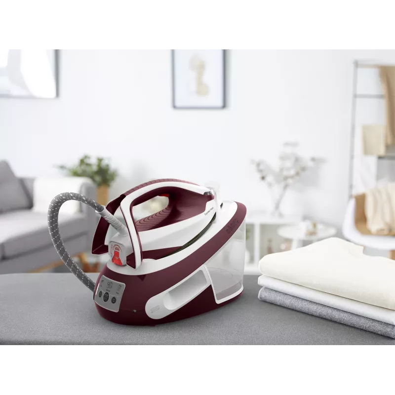 Tefal Express Vision SV8150 2800 W 1,8 L Durilium AirGlide Autoclean-strijkzool rood, wit