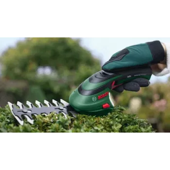 Bosch Isio accu-grasschaar 8 cm 3,6 V zwart, groen