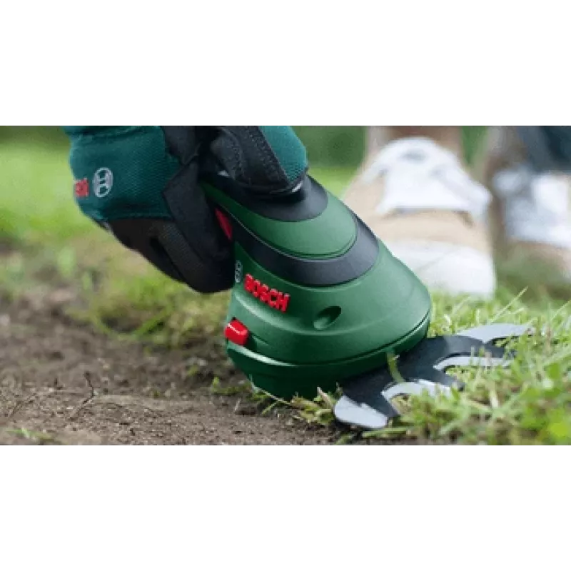 Bosch Isio accu-grasschaar 8 cm 3,6 V zwart, groen