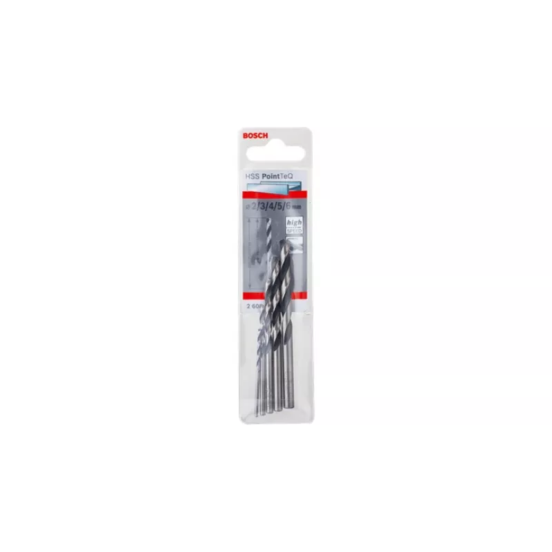 Spiraalborenset Bosch HSS PointTeQ 5 stuks