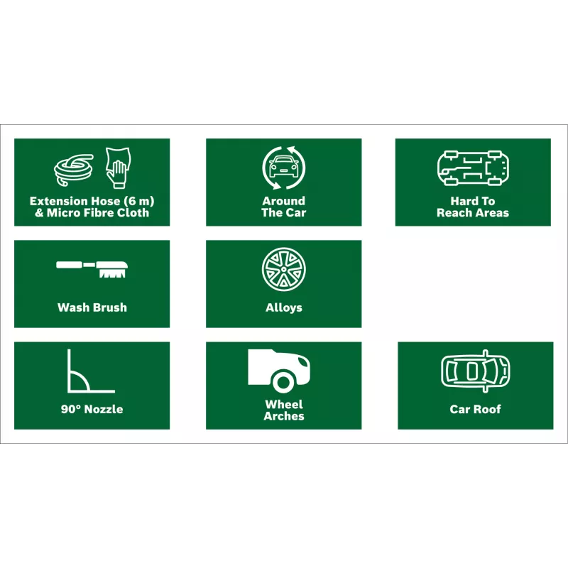 Bosch F016800572 autowasset voor Bosch hogedrukreiniger