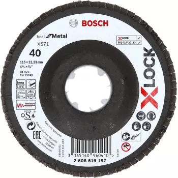 Bosch 2 608 619 197 haakse slijper accessoire lamellenschijf