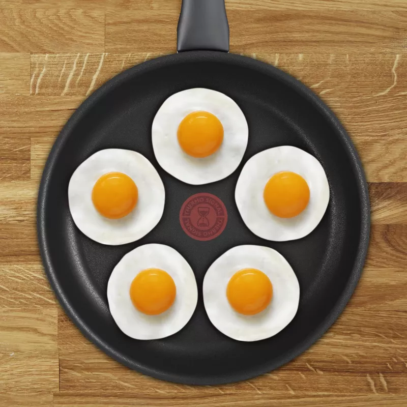 Tefal Change zwart C4760625 braadpan allroundpan rond
