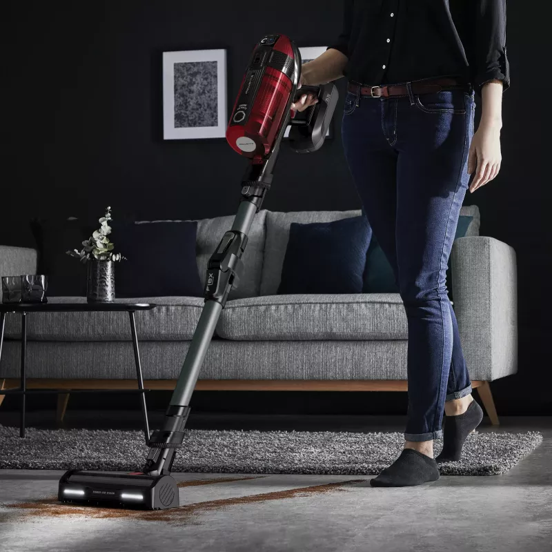 Rowenta RH98A8 2-in-1-accustofzuiger zakloos 0,9 l 320 W rood, grijs