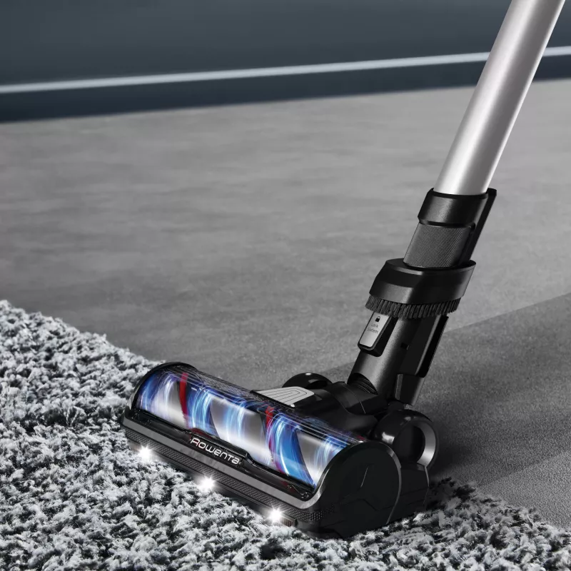 Accustofzuiger Rowenta X-Force Flex 13.60 RH9A36WV — 60 min looptijd, 0,65 L zakloos, cycloon, paars