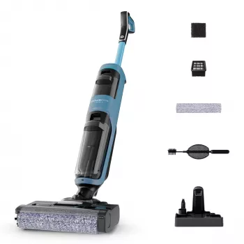 Rowenta X-Clean 2 GZ2271E0 steelstofzuiger/elektrische bezem accu nat- & droogzuiger zakloos blauw
