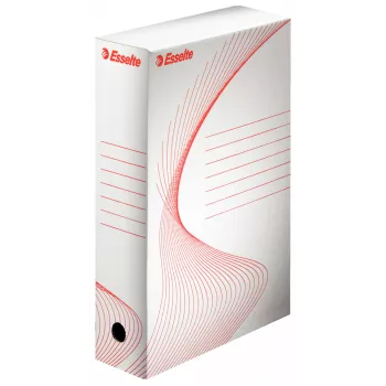 Esselte 128001 archiefbox karton rood, wit