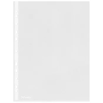 Esselte insteekhoezen A4 – Economy –, 210 x 297 mm (A4), transparant, polypropyleen (PP), staand, boven, 230 mm