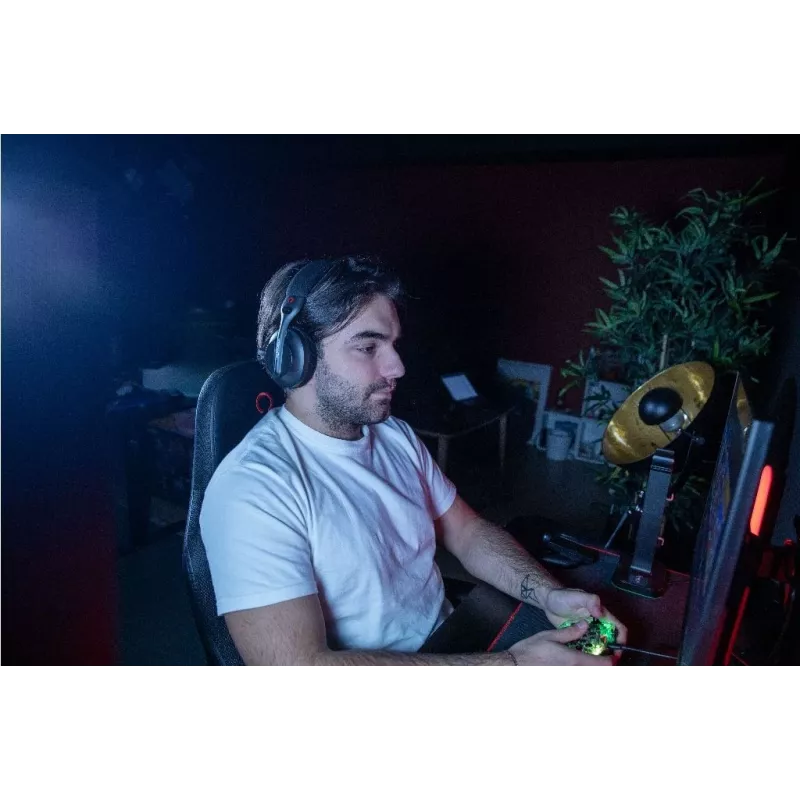 Konix PULSAR headset bedraad & draadloos hoofdbeugel gaming USB Type-C Bluetooth zwart