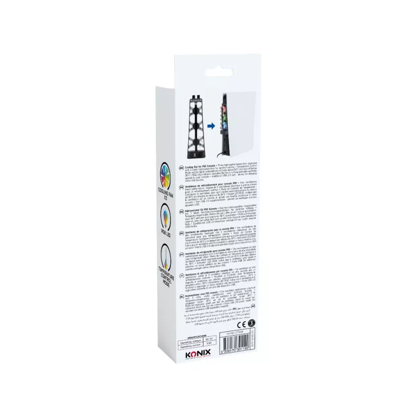 Konix 61889000052 spelcomputer-onderdeel/accessoire koelventilator
