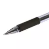 Hybride gel-grip balpen-set, zwarte inkt, 0,3 mm punt, 12-pack
