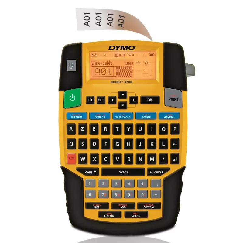 Labelprinter DYMO RHINO 4200 Kit thermotransfer AZERTY