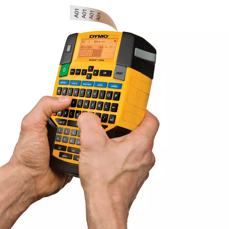 Labelprinter DYMO RHINO 4200 Kit thermotransfer AZERTY