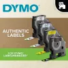 DYMO Authentic D1 Durable Labels | zwarte print op rode band | 12 mm x 3 m | labelband voor LabelManager-labelprinters