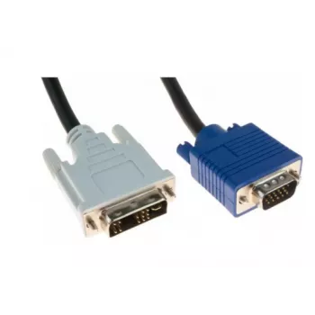 Hypertec 127721-HY videokabel-adapter 5 m DVI-A VGA (D-Sub) zwart, blauw, wit