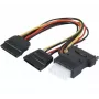ATEN 147557 SATA-kabel 0,3 m SATA 15-pin 2 x SATA 15-pin + Molex (4-pin) diverse kleuren, zwart