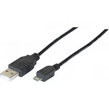 Hypertec 149690-HY USB-kabel USB 2.0 0,5 m USB-A Micro-USB-B zwart