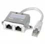 Netwerksplitter Hypertec 252471-HY Cat5e roestvrij staal stekker/bus