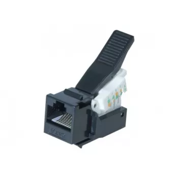 Keystone-module Hypertec 272870-HY plat zwart RJ-45