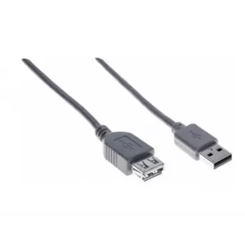 Hypertec 532411-HY USB 2.0 verlengkabel, 0,6 m, grijs