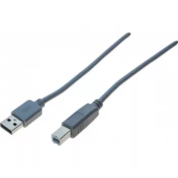 Hypertec 532514-HY USB-kabel USB 2.0 5 m USB A USB B grijs