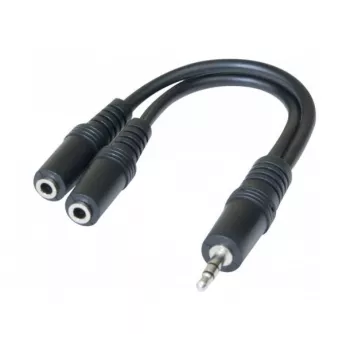 Hypertec 720129-HY Audiosplitter zwart