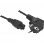 Hypertec 808352-HY Stroomkabel zwart 5 m CEE7/7 C5-koppeling