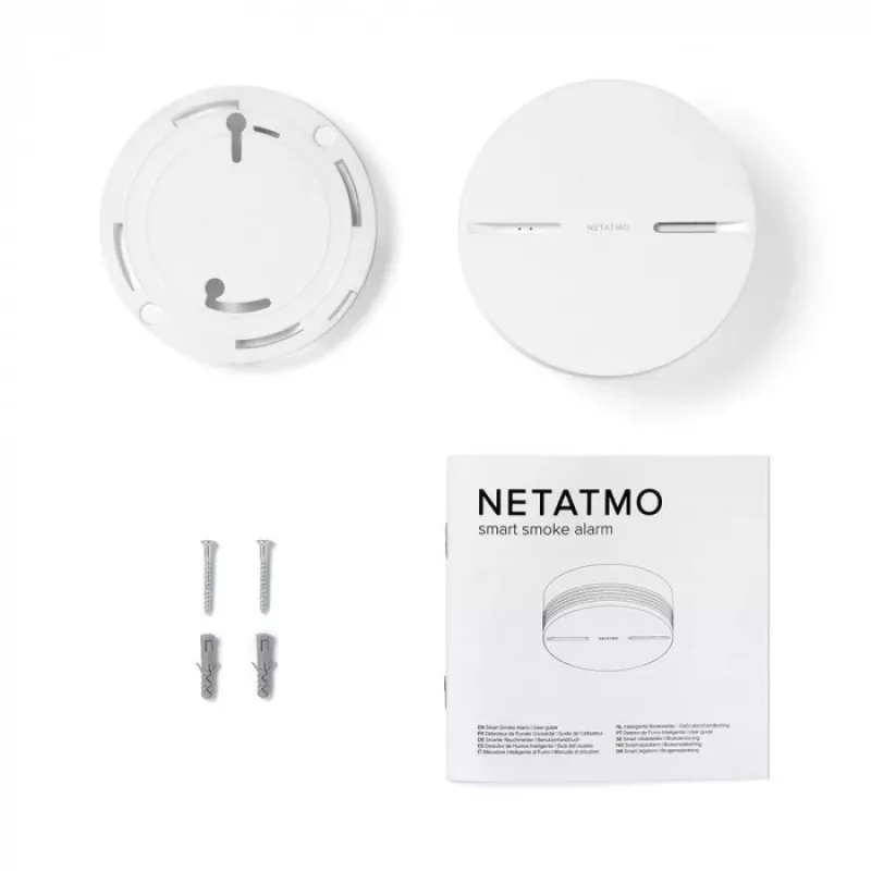 Netatmo NSA-DE slimme rookmelder fotoelektrische reflectiedetector netwerkbaar draadloze verbinding