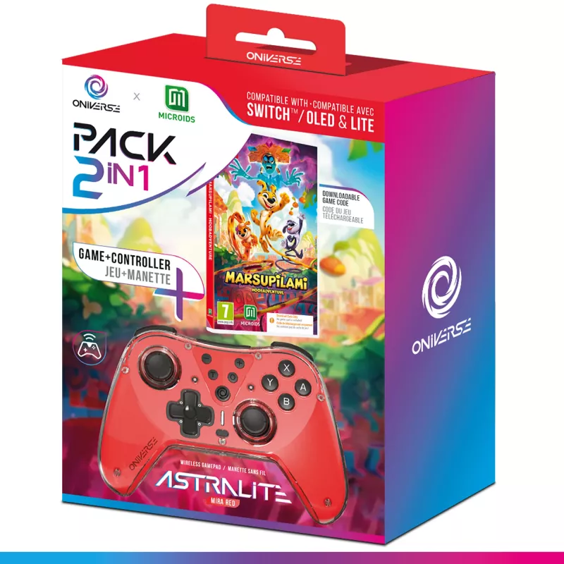 Oniverse bundel Code in Box Marsupilami + controller (Switch - PC - mobiel)